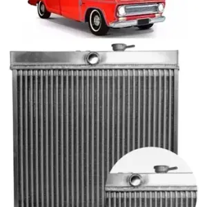 Radiador Em Alumínio Tubolar Gm C10 6cc + Tampa