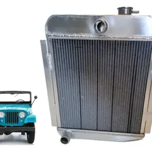 Radiador Jeep Willys 4cc Alumínio Brasado C/tampa